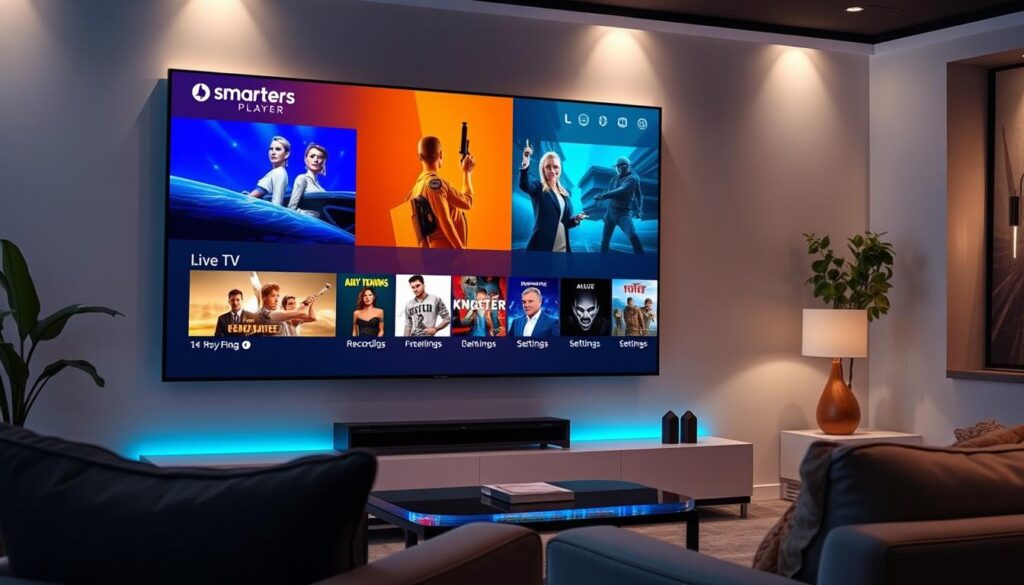 IPTV Smarters Player Interface
