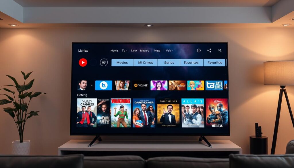 IPTV Smarters Player Interface